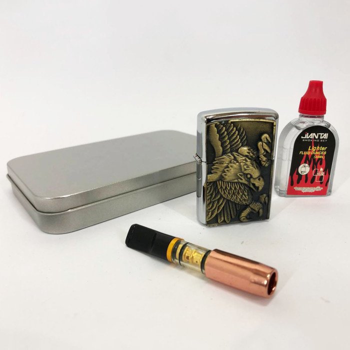 Запальничка бензинова в подарунковій коробці N8, незвичайна запальничка, сувенір запальничка