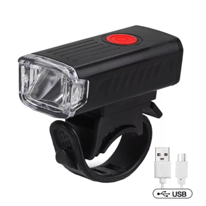 Велосипедний ліхтар LY-21 XPE, micro USB, Велосипедний ліхтар із захистом від вологи, Ліхтар на кермо