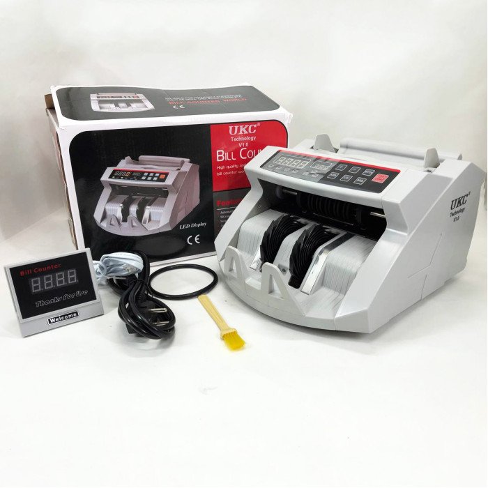 Рахувальна машинка Bill Counter UKC MG-2089, машинка для рахунку грошей з ультрафіолетовим детектором валют
