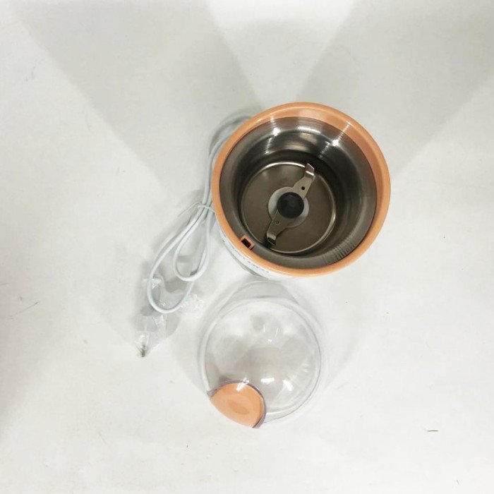 Кафемолка електрична Satori SG-1801-WT, кавомолка електрична домашня, портативна. Колір: білий