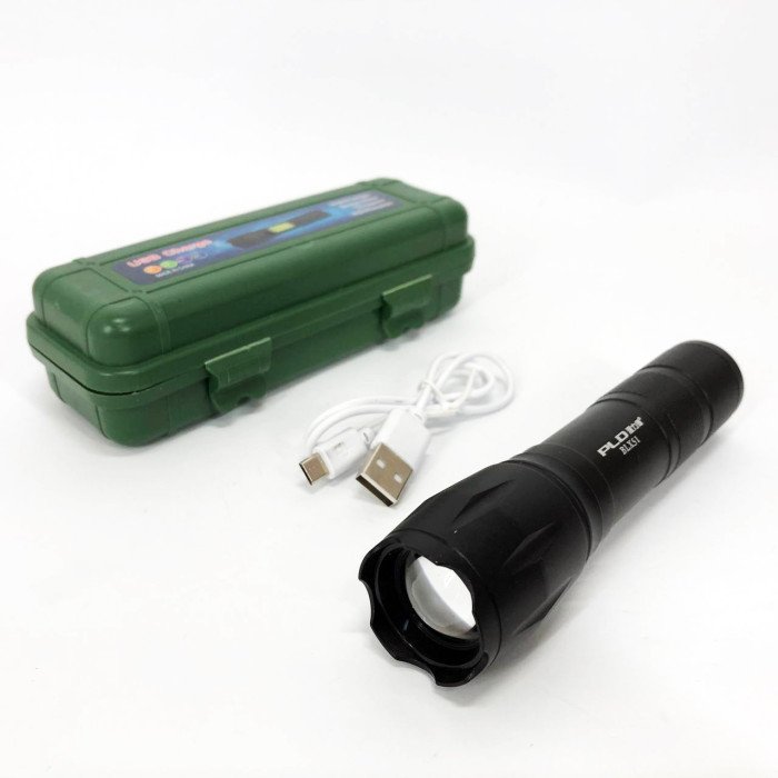 Ліхтар ручний BLX51-XPE в кейсі 1x18650, Ліхтар ручний потужний, Тактичний ліхтар, Ручний ліхтарик led