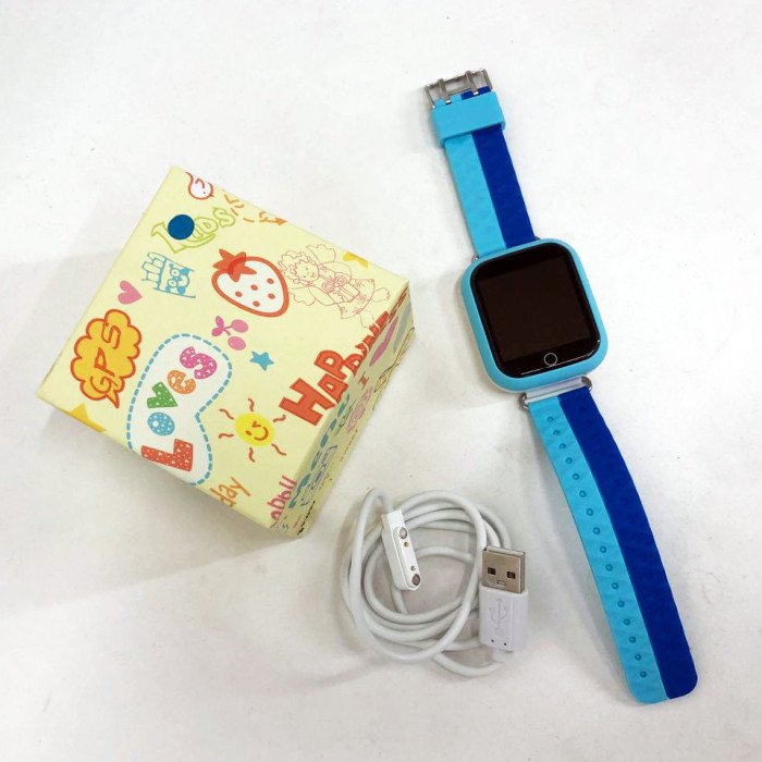 Дитячий розумний годинник з GPS Smart baby watch Q750 Blue, смарт годинник-телефон з сенсорним екраном та іграми