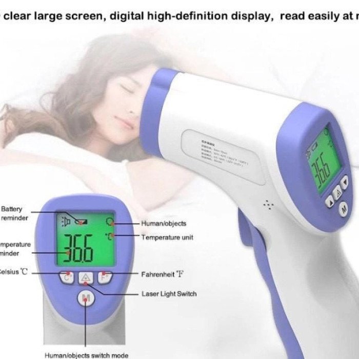 Інфрачервоний безконтактний термометр DT-8826, Лазерний інфрачервоний термометр медичний інфрачервоний