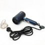 Фен Rainberg RB-2212 8800 W з регуляцією температури та швидкості для сушіння та укладання волосся. Колір: синій