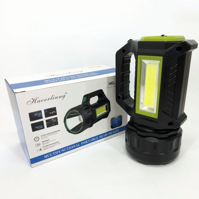 Ліхтар переносний кемпінг T95-LED+COB з функцією PowerBank, повербанк, сонячна батарея