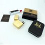 Запальничка бензинова Zorro HL-366, запальничка на день народження, вітрозахисна запальничка. Колір: золотий