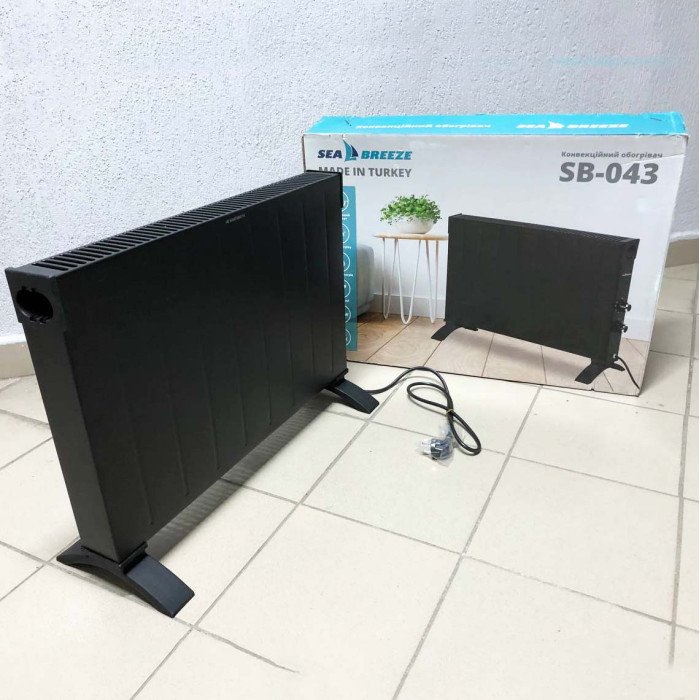 Конвектор SeaBreeze SB-043 2500 Вт, Електрообігрівач конвектор, Конвекторний обігрівач підлоговий