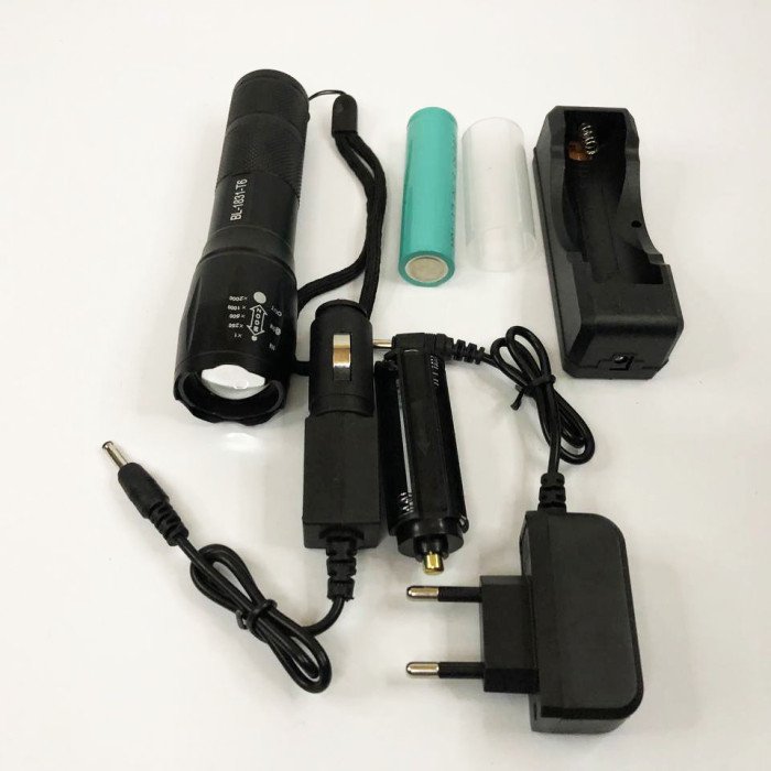 Тактичний Ліхтар Bailong BL-1831 T6 Police, надпотужний ліхтарик, ліхтарик із зарядкою від мережі