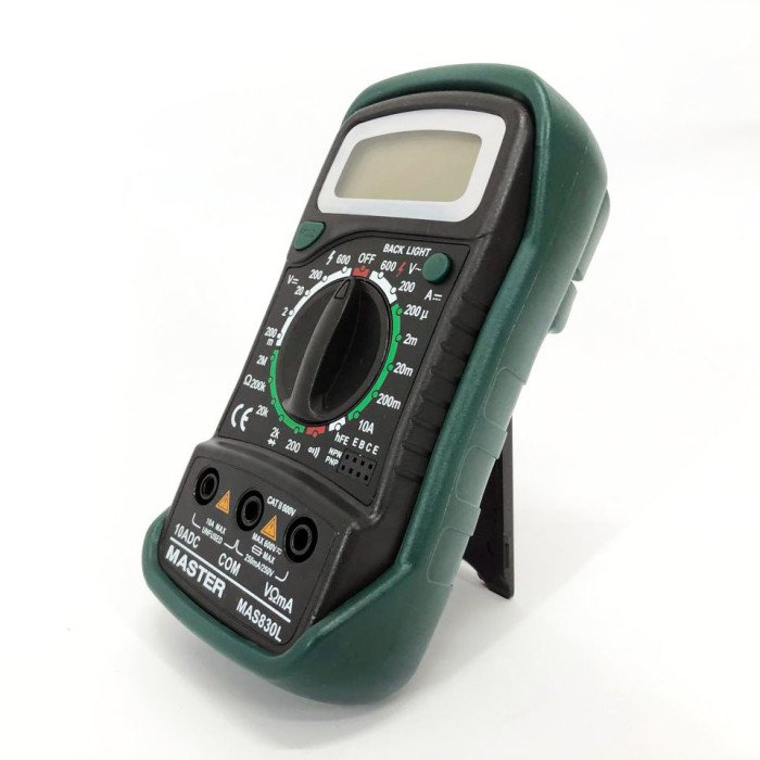 Мультиметр універсальний цифровий тестер Mastech MAS830L, професійний тестер, для дому