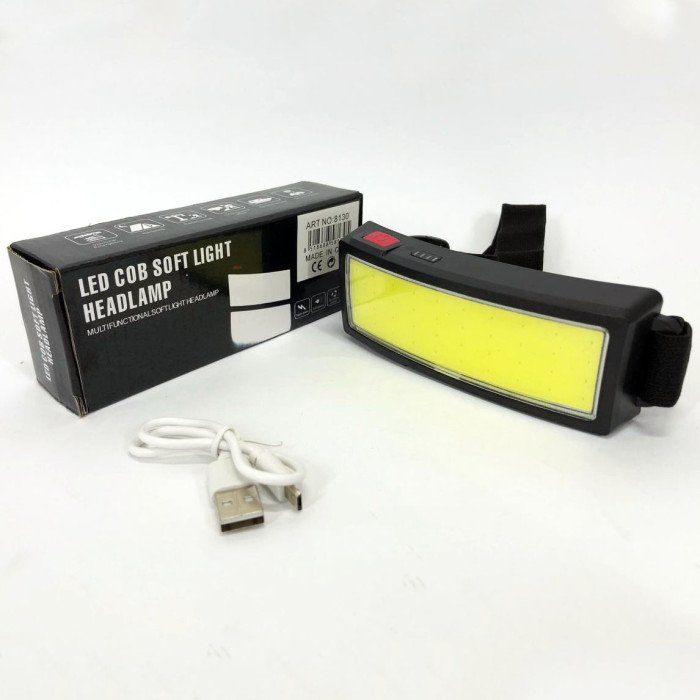 Налобний ліхтарик яскравий для СТО Bailong BL-F007-COB, 3 режими, водостійкий, зарядка від USB