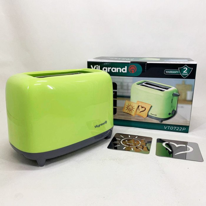 Тостер VILGRAND VT0722P. Колір: зелений