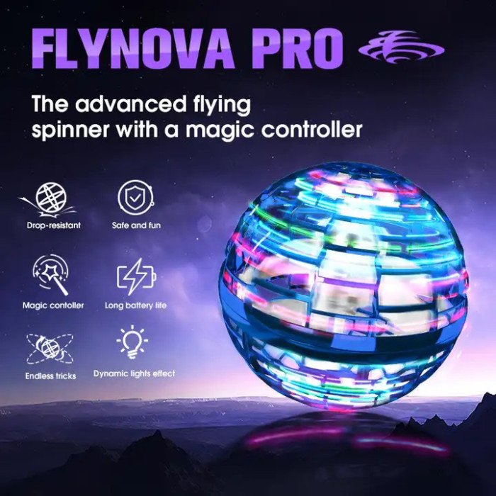 Літаючий куля спіннер flynova, що літає, Літаючий куля-спінер, Літаючий м'яч, що світиться