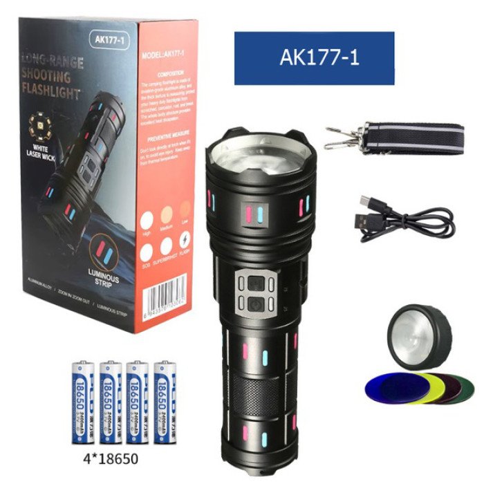 Фонарь AK177-1 PM60-TG 4х18650