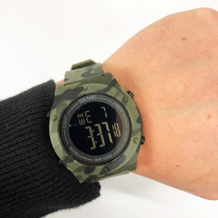 Годинник наручний чоловічий SKMEI 1772CMGNBK, армійський годинник протиударний, модний чоловічий годинник