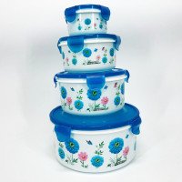 Набір пластикових судків UNIQUE UN-1512. Колір: блакитний