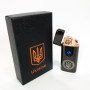 Електрична та газова запальничка Україна із USB-зарядкою HL-435, запальничка незвичайна. Колір: чорний