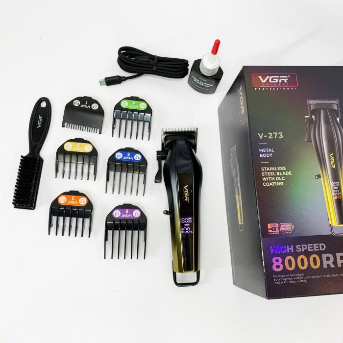 Акумуляторна машинка для стрижки VGR V-273 GOLD