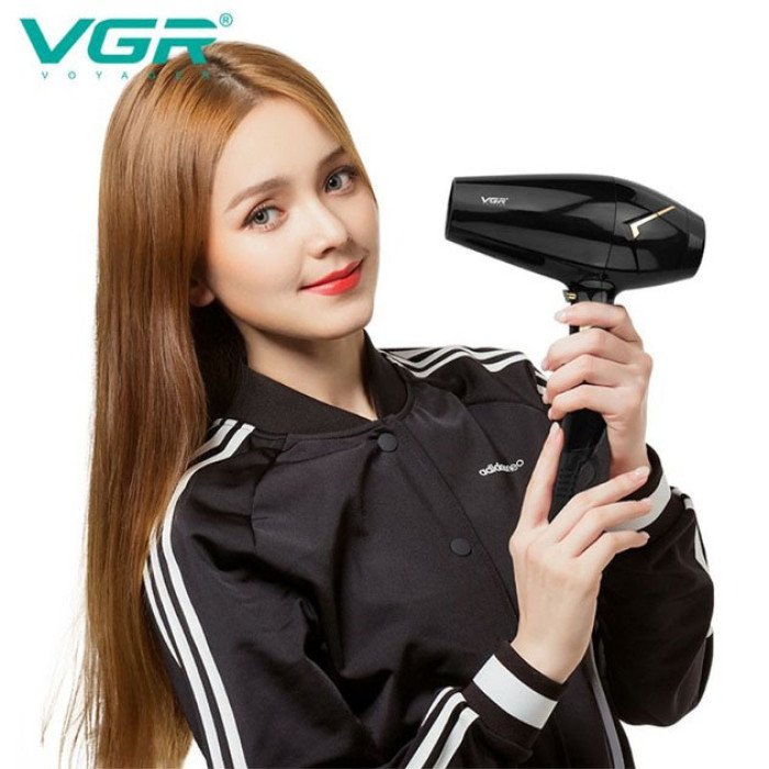 Потужний електричний професійний фен для волосся VGR V-423 1800-2200W, Жіночий фен для волосся