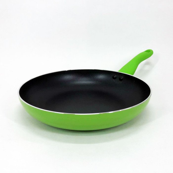 Сковорода антипригарна Con Brio 24 см СВ-2414, сковорода з товстим дном. Колір: зелений