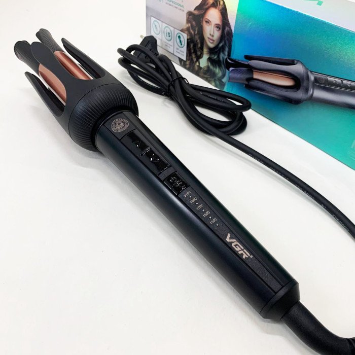 Плойка VGR V-581, температура від 130 ° C до 210 ° C, керамічне покриття, LED дисплей, 45 Вт