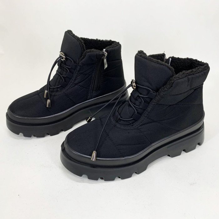 Чоботи жіночі 38р 24см, Туфлі на платформі, Зручні челсі зимові, Черевики утеплені жіноче взуття