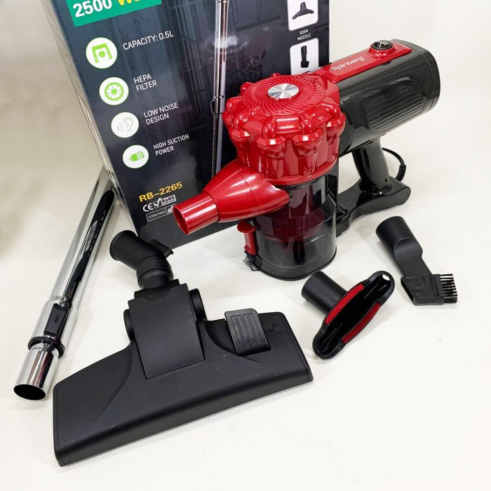 Ручний вакуумний пилосос Rainberg RB-2265 2500 Вт для сухого прибирання