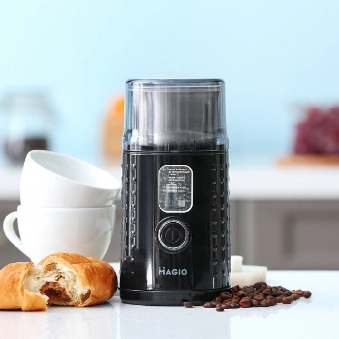 Кавомолка MAGIO MG-203, кавомолка електрична домашня, роторна кавомолка, портативна кавомолка