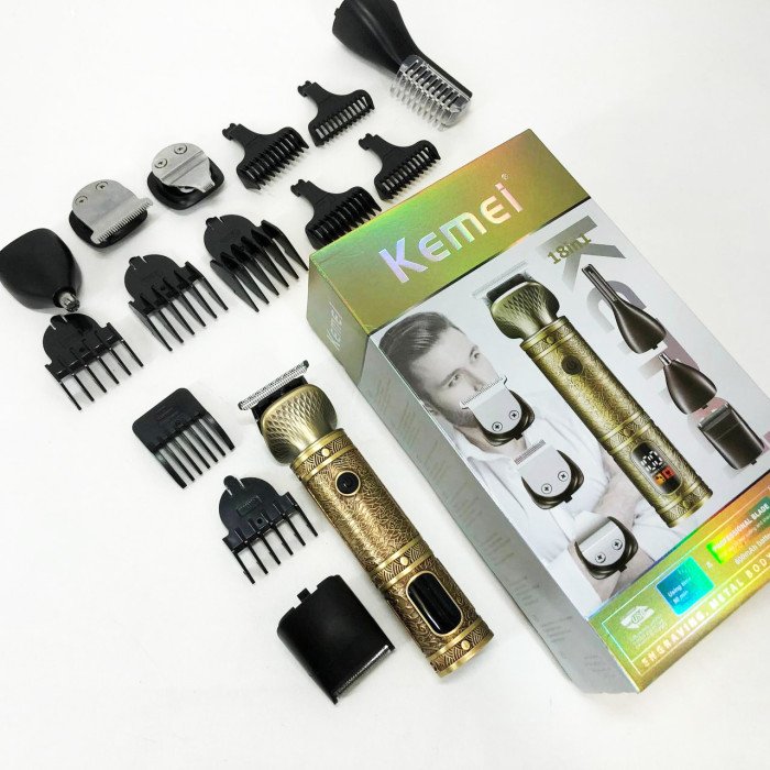 Тример 18 в 1 Kemei KM-2313, Універсальний триммер для чоловіків хороші машинки для стрижки волосся для дому
