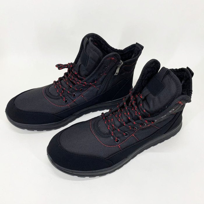 Черевики чоловічі осінні зимові утеплені 42р 27,5см, Теплі зручні якісні зимові черевики