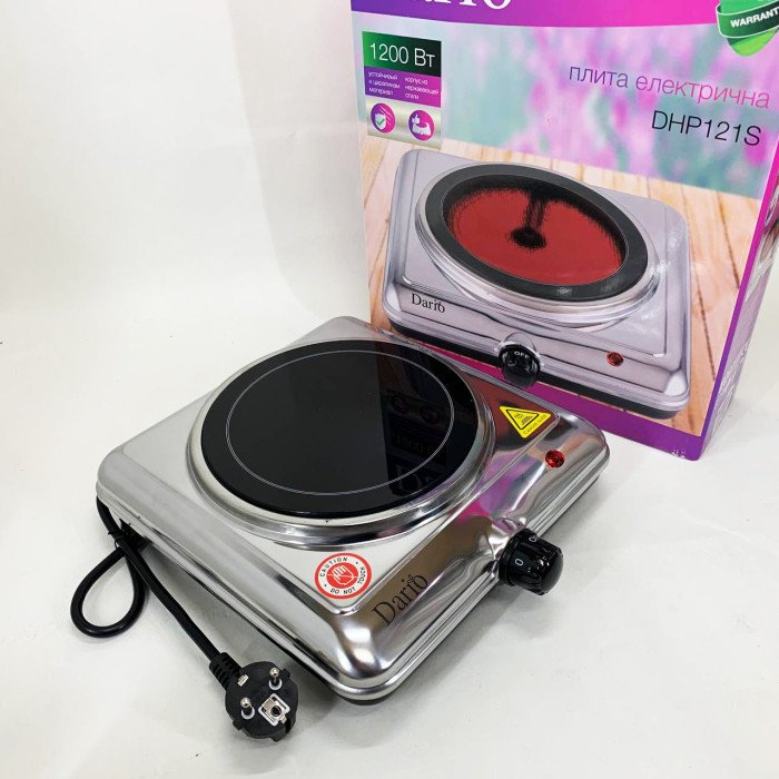 Настільна плита електрична DARIO DHP121S