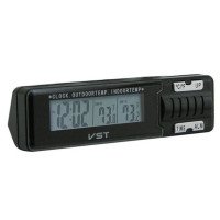 Електронний годинник-будильник VST-7065 з термометром для дому та автомобіля