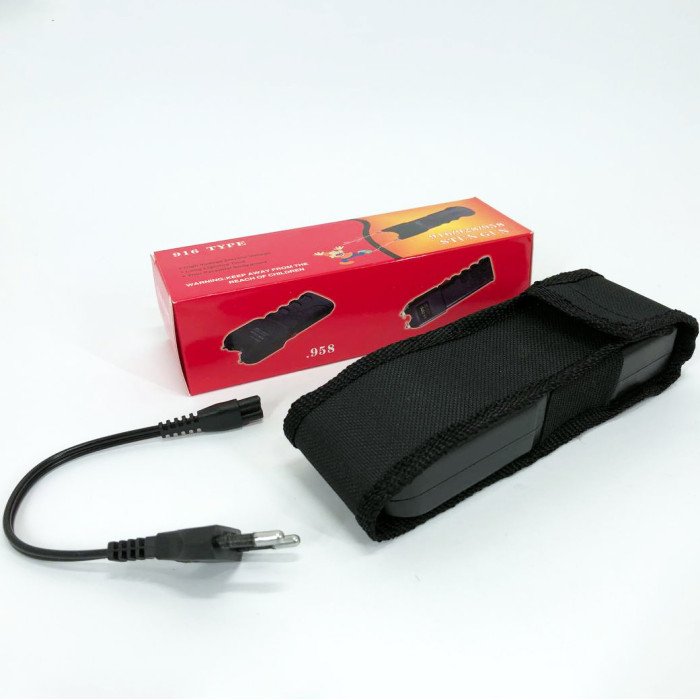 Тактичний світлодіодний ліхтарик-шокер Bailong BL-704-DJ