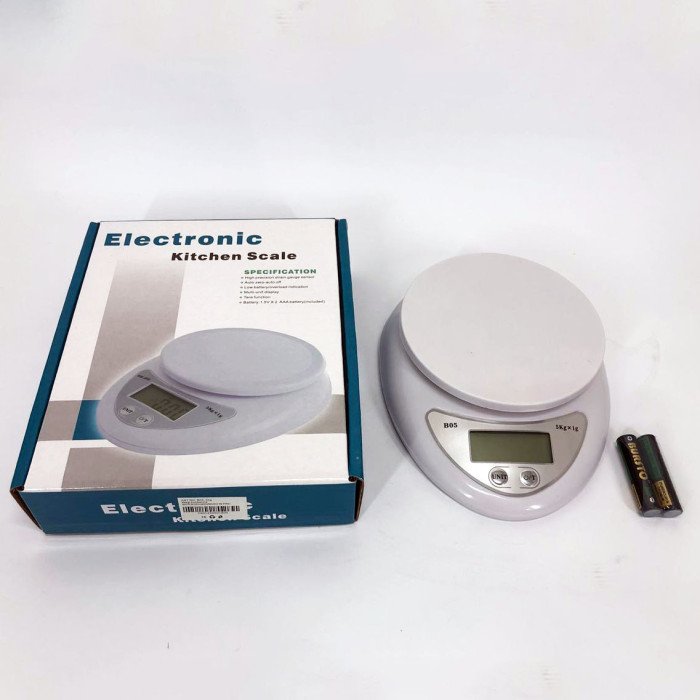 Ваги кухонні електронні до 5кг Kitchen B05, кухонні ваги для кондитера, кухонні ваги міні