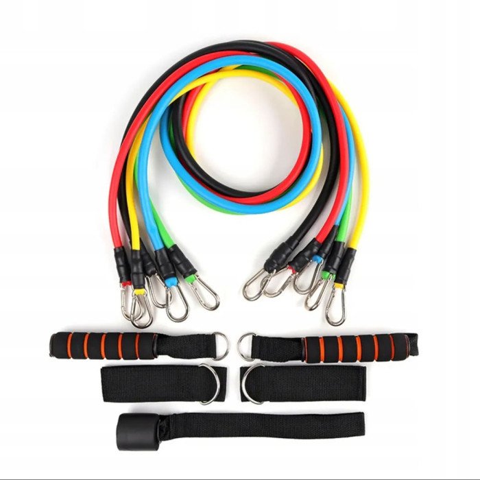 Гумовий еспандер для тренувань рук, Фітнес гумки 5 в 1, Фітнес петлі гумки еспандер