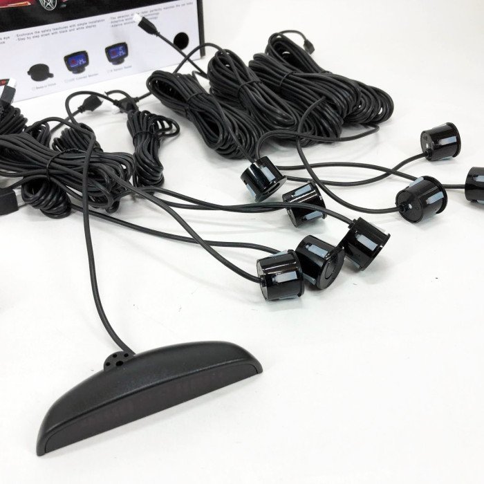 Парктронік (паркувальний радар) Assistant Parking Sensor, 8 чорних датчиків