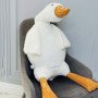 Велика м'яка плюшева іграшка Гусь 130 см, іграшка подушка Гусь-обіймусь