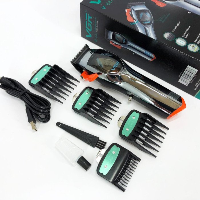 Машинка для стрижки волосся VGR V-647 зі змінними насадками, Машинка для стрижки для дому