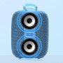 Портативна Bluetooth колонка TG658 8W з RGB підсвічуванням, акумуляторна переносна колонка. Колір: синій