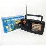 Радіоприймач KIPO KB-308AC - потужний 5-ти хвильовий фм Радіоприймач fm діапазону, Приймач фм радіо