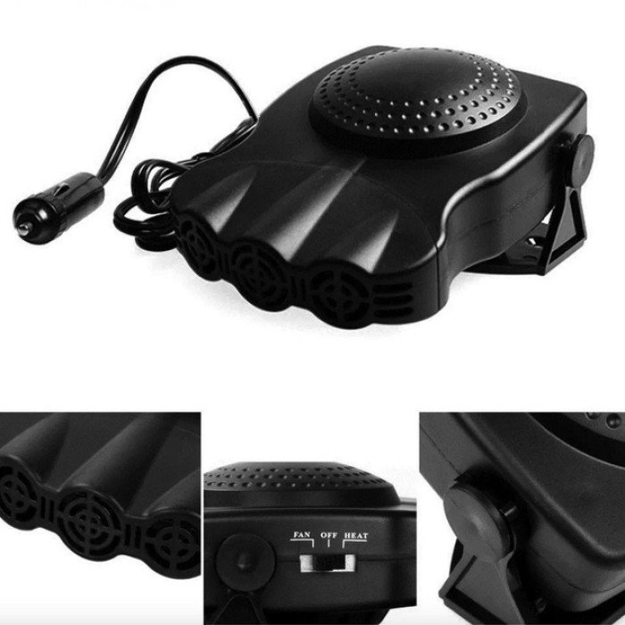 Тепловентилятор автомобільний Car Fan CF-612, дуйка для авто, Універсальний обігрівач