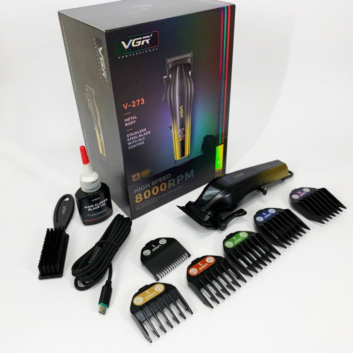 Акумуляторна машинка для стрижки VGR V-273 GOLD