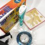 3D ручка Smart 3D Pen 2 c LCD дисплеєм, Цікава ручка 3д для дітей, Оригінальна. Колір: блакитний
