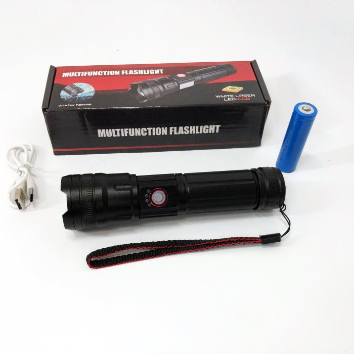 Ліхтарик кишеньковий світлодіодний Police BL-6525-GT100 з ремінцем та функцією зуму