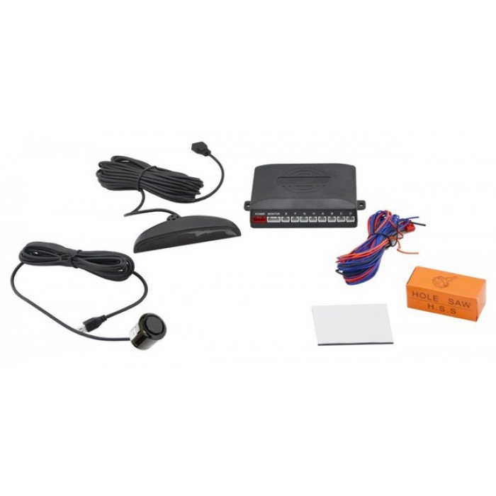 Парктронік (паркувальний радар) Assistant Parking Sensor, 8 чорних датчиків