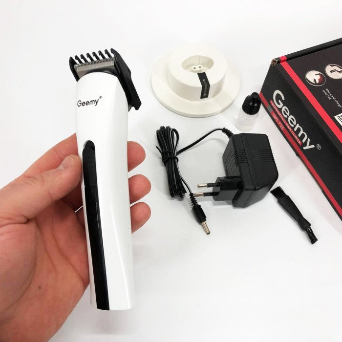 Бездротова машинка для стрижки волосся GEMEI GM-725, Професійна бритва-машинка для стрижки волосся