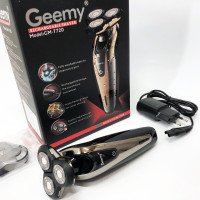 Електробритва Gemei GM-7720 - професійна, бездротова, потужна чоловіча бритва з головками, що плавають