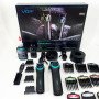 Набір VGR 2 в 1 V-001 V-977 BLACK, акумуляторна машинка для стрижки та триммер. Колір: чорний