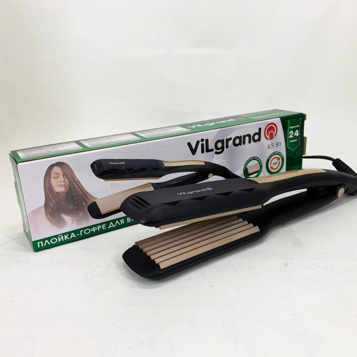 Плойка для волосся ViLgrand VHS-110. Колір: золотий