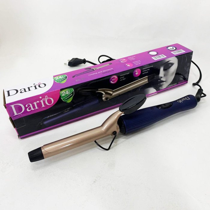 Щипці для завивки волосся DARIO DHC6519. Колір: синій