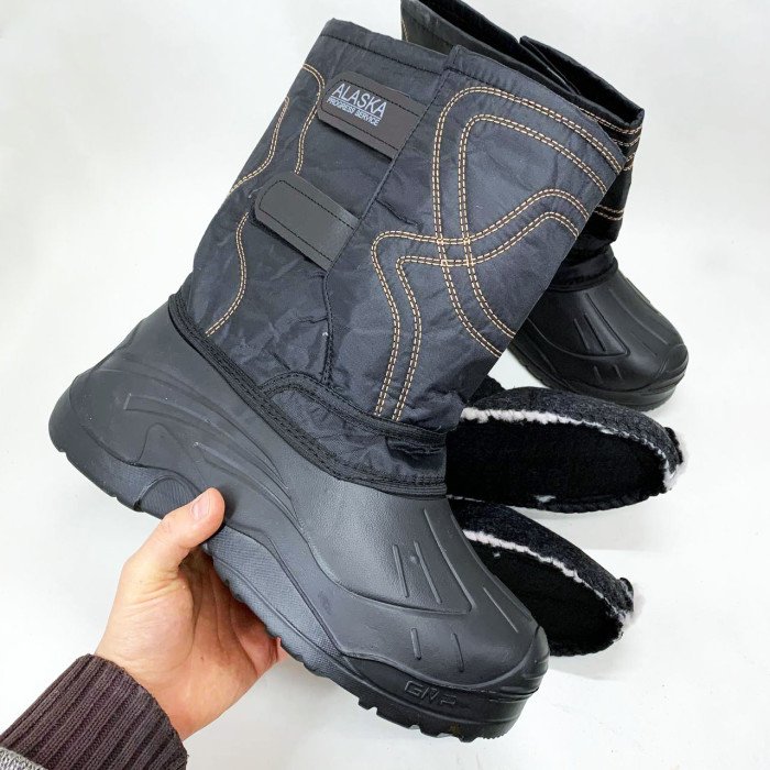 Чоботи чоловічі зимові утеплені 46р 30см, Активні чоловічі гумові чоботи, Робоче спецове взуття